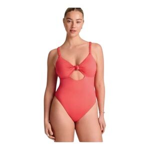 Vitamin A Size XL Red One Piece Swimsuit
